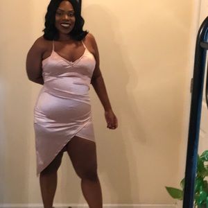Pink fashion nova dress